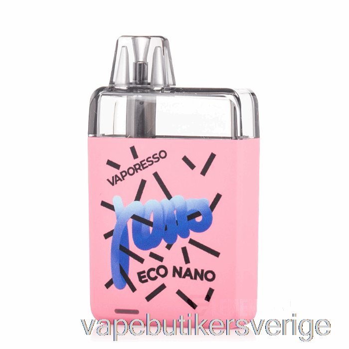 Vape Sverige Vaporesso Eco Nano Pod System Persika Rosa
